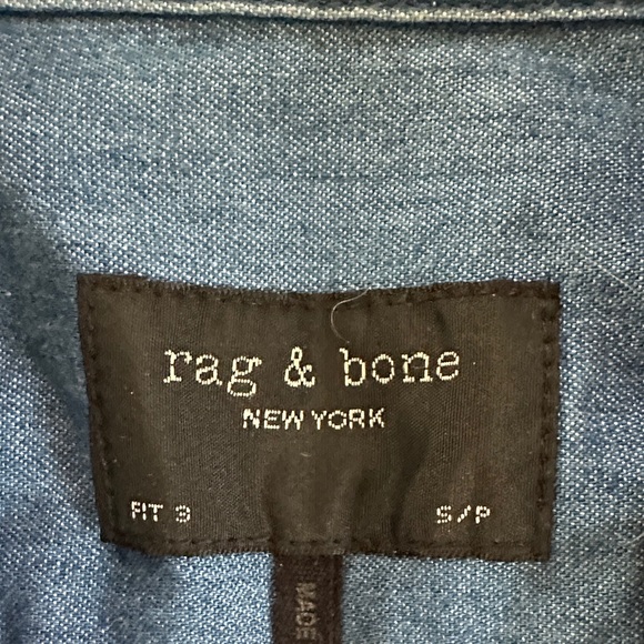 Rag & Bone Indigo Denim Top - Picture 2 of 6